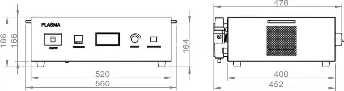 Direct injection type Atmospheric plasma cleaning machine/Plasma surface treatment equipment for Dispensing/lens