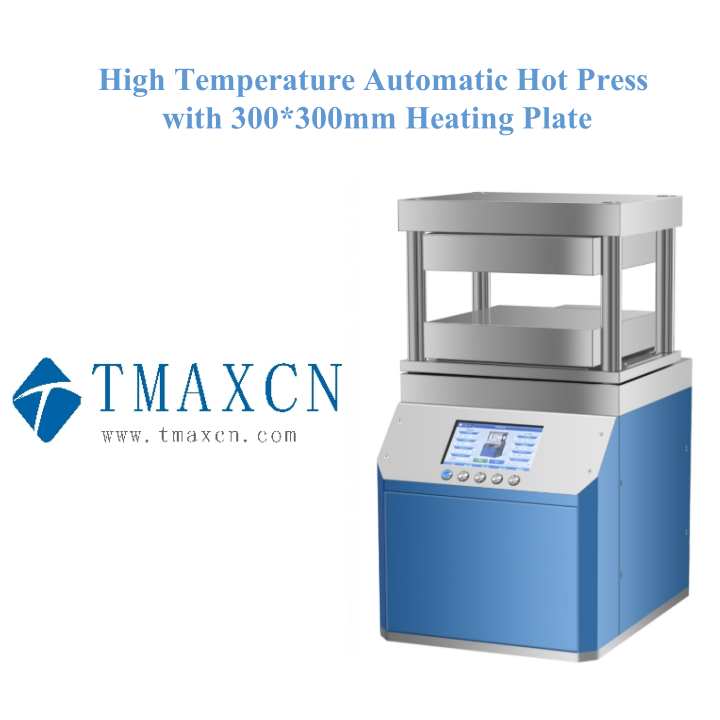 Pressa a caldo automatica ad alta temperatura con piastra riscaldante da 300 * 300 mm