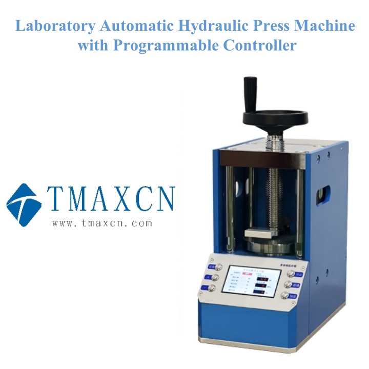 Pressa idraulica automatica da laboratorio con controller programmabile